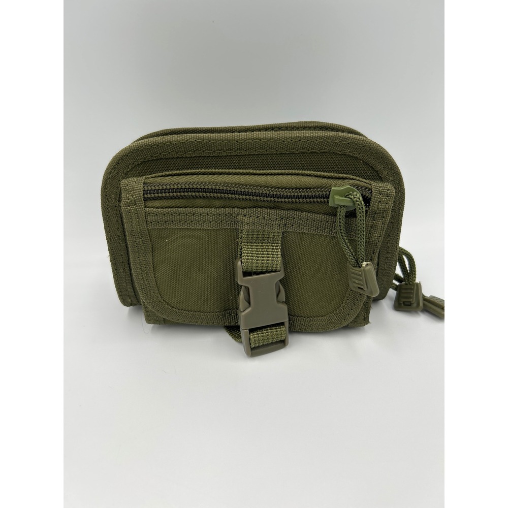 Olive Drab Green Tactical Waist Pouch Heavy Duty Canvas Utility Belt Bag Pouch